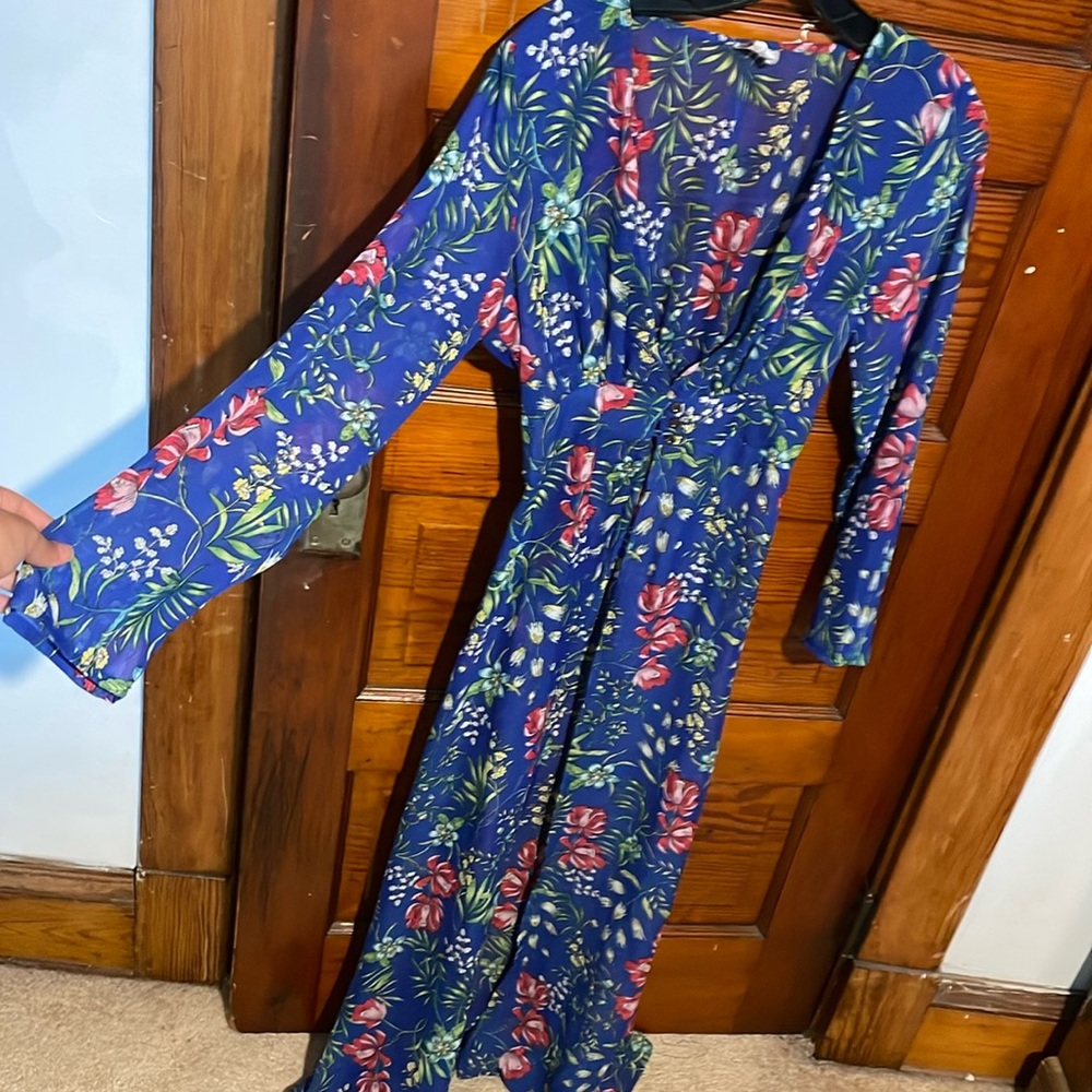 Cardigan flower dress